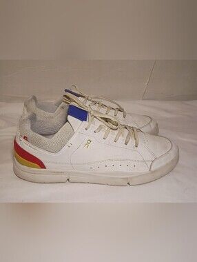 On Men's The Roger Centre Court in the White / Mustard Mens 11.5